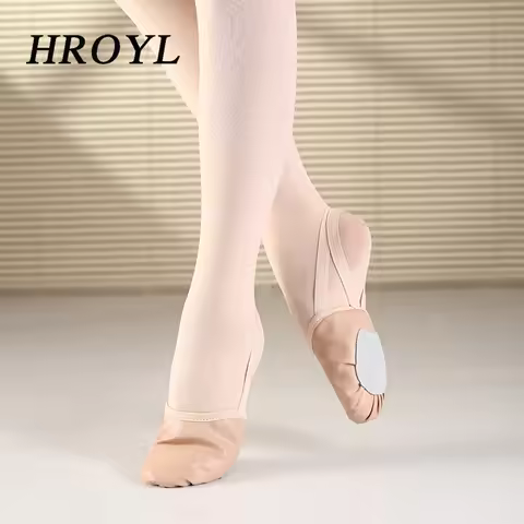Girls Gymnastics Shoes Women Ballet Dance Shoes Rhythmic Half-palm Shoes Belly Dance Shoes Women's C