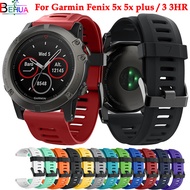 wristband For Garmin Fenix 5X/5Xplus/Fenix 3/Fenix 3 HR Silicone Sport watchband strap Replacement f