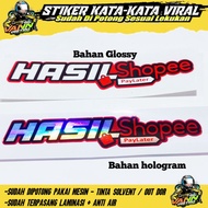 Shopee long sticker