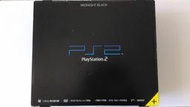 【哲也家】PS2 主機 透明黑色 午夜黑 MIDNIGHT BLACK 主機 (缺手把)