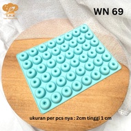 WN69 - Donut Chocolate Jelly Pudding Silicone Mold