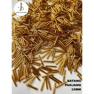 12MM Gold Bar Sequins // Gold (1 Ounce)