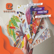 A5 ARTCARD PRINTING FAST SHIPPING WEDDING CARD KAHWIN KAD POSTCARD THANK YOU CARD TQ CARD PRINTING C