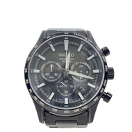 SEIKO Men's Watch Quartz Chronograph Analog BLK 8t63-00y0 Direct from Japan Secondhand