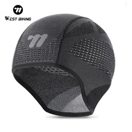 WEST BIKING Cycling Cap Knitted Breathable Anti-UV Comfortable Quick-Drying Fitness Hood Outdoor Spo