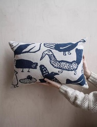 MOGU TAKAHASHI - 聯名抱枕套 TORI ,BLUE 38x58cm