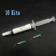 10 Kits Dental Acid Etching Gel 37% 5ml/Syringe Ortho Bracket Adhesive Bonding