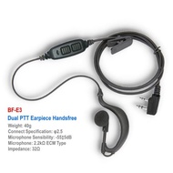 Earpiece Dual PTT BAOFENG UV 82 Walkie Talkie Original