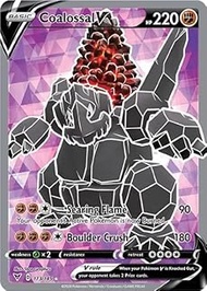 Pokemon - Coalossal V 173/185 - Vivid Voltage - Full Art Ultra Rare Card