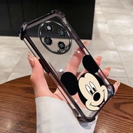 Honor X9d X9c Smart X9a X9b X9 5G Mickey Mouse Phone Case Crystal Clear Soft Air Cushion Anti-Fall P