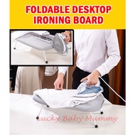 Mini Foldable Standing Ironing Board/ Table Board/Retractable Iron Stand with Premium Board Cover and Iron Rest / Local