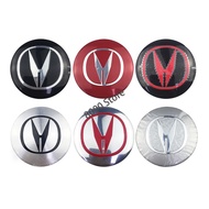 4pcs 56mm Car Wheel Center Hub Cap Sticker Auto Wheel Emblem Badge Decal Decoration for Acura TL TSX
