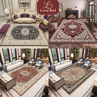 LF Carpet Crystal Velvet High-grade Embossed Velvet Anti-Slip 5D M/L/XL/XXL Surface kapet 水晶绒地毯