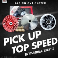 APX RACING PULLEY CVT NVX155 AVANTIZ NMAX SOLARIZ RACING FRONT PULLEY SET/ AVANTIZ FRONT PULLEY NVX1