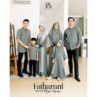 Open PO FATHARANI Sarimbit By ESHA MOSLEM Latest Family Gamis Set Mother and Child Gamis Set Couplek