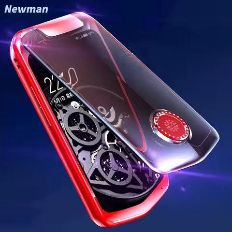 Newman V998 4G LTE Flip Smartphone 3GB RAM 32GB ROM 3.5" Quad Core Android 7.0 8.0MP 2000mAh Transpa