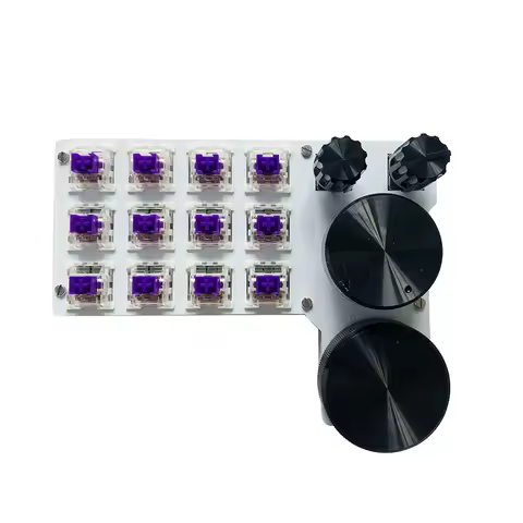 Nvarcher CXT12e4 Four knobs mechanical keyboard PAD small