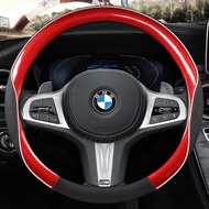 Carbon Fibre Leather Car Steering Wheel Cover for BMW X1 X2 X3 X4 E84 F84 F39 E83 F25 G01 F97 F26 G0