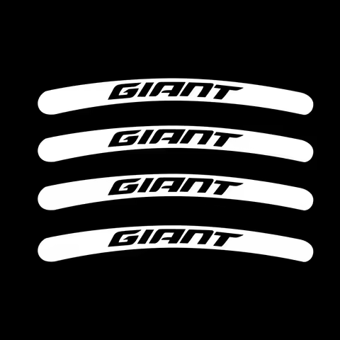 4pcs Kit for Giant stickers bike stickers bike MTB BDC BIKE Tuning Rim Wheel Decal Sticker Logo Embl