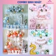 Happy birthday decoration set, complete set at home, cheap price for boys, girls, adults, set up for
