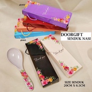 20set Doorgift Senduk Nasi+Kotak lipat sendiri / Doorgift Kenduri Kahwin / Goodies Kahwin Gift VIP