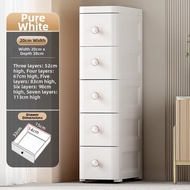 JILI | Bathroom Kitchen Slim Gap Storage Cabinet 20-25cm
