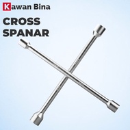 Spanar Cross Kereta Lori Pembuka Tayar Spanar Pembuka Tayar Kereta Cross Wrench Car Truck Lug Wrench