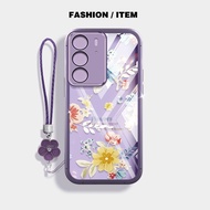 VRQR Phone Case for Oppo Realme C85 C71 C75X C75 C65 C55 4G Narzo N55 Casing White butterfly flower 