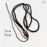 #12 Bare Neck Straps Black Diy Necklace 半成品黑色项链绳 70cm Wear Kosong Coklat Rantai Tali Leher Kulung Me