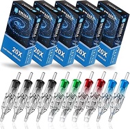 Emalla Tattoo Cartridge Needles - 100Pcs Mixed Size #12 3RL 5RL 7RL 9RL 7RS 9RS 7M1 9M1 7RM 9RM Roun