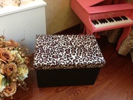 Long Folding Storage Chair Box (Random Design)