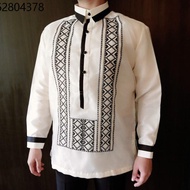 filipiniana dress MODERN FILIPINIANA COUPLE BARONG PURE EMBROIDERED FOR MEN AND WOMEN