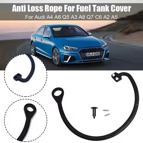 Anti Loss Rope For Fuel Tank Cover Fuel Tank Cap Holding Belt Rope For Audi A4 A6 Q5 A3 A8 Q7 C6 A2 