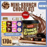 [BUY1 GET1] Momom Mini Chocolate & Ube Krunch, Crunchy Cereal Snack Dessert (170 Grams)