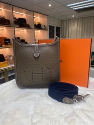 Hermes Mini Evelyne大象灰