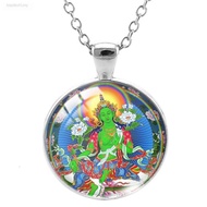 [New Product Ready Stock] Tibetan Green Tara Pendant Necklace Tibetan Green Tara Pendant Jewelry Gen