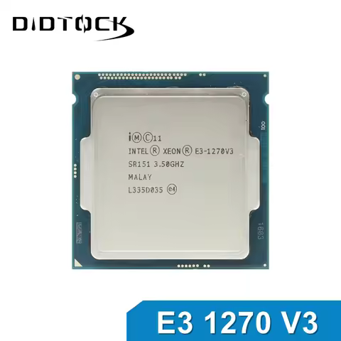 Intel Xeon E3 1270 V3 CPU 3.5GHz 4-Core 8-Thread SR151 LGA 1150 Processor