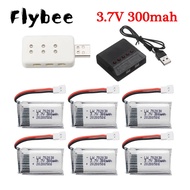 3.7V 300mAH Lipo Battery with Charger For Udi U816 U830 F180 E55 FQ777 FQ17W Hubsan H107 Syma X11C F