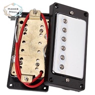 🔥 ขายร้อน🔥1ชุด Humbucker Pickup Chrome สำหรับกีตาร์ Gibson Les Paul เปลี่ยน