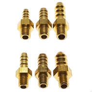 Mini Pagoda Pipe Fittings Male Metric thread M5 M6 M8 Brass 4 5 6 8 mm Barb Hose Leather Tube Trache