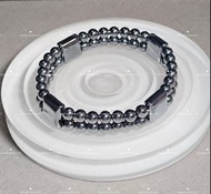 全新 鈦赫茲 方形 雙排珠 12mm 手排 手鍊 手鏈 Bracelet