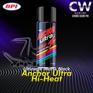 HI TEMP MATT BLACK 600c DPI ANCHOR Ultra A1H Hitam Mati High Temperature Tahan Panas