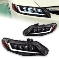 AKD Car Styling Head Lamp for Honda Civic Headlights 2006-2011 Civic FD2 LED Headlight DRL Hid Bi Xe