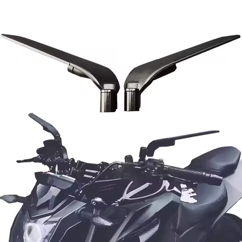 New Cool Modified Universal Rotating Fixed Wind Wing Rearview Mirror for Suzuki GSXS750 GSXS1000 GSR