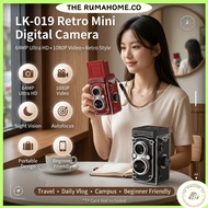 64MP Retro Mini Camera – Autofocus 1080P HD Portable Digital Camera for Vlog, Students & Gift Use