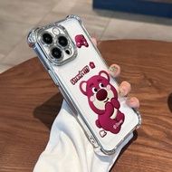 casing VIVO V21 5G V23 5G V23 Pro 5G V25 Pro V27 5G V27 Pro V27E 5G T2 4G Kotak telefon beruang stra