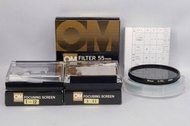 OLYMPUS 奧林巴斯 OM System 55mm PL Filter OM-1 屏幕 3分 長期收納產品【膠片相機舊鏡頭