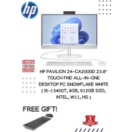 HP Pavilion 24-CA2000D 23.8" Touch FHD All-In-One Desktop PC Snowflake White