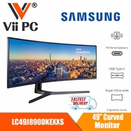 Samsung 49 LC49J890DKEXXS Curved Monitor with Super Ultra-wide screen, 3 year on site warranty