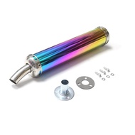Motorcycle Modified Exhaust TZR125 TZM150TSR Two-Stroke Inline 60X280 Stainless Steel Symphony Carbo